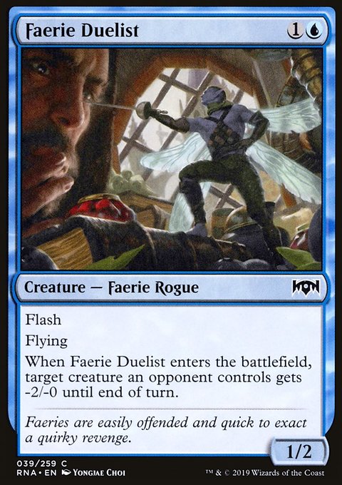 Faerie Duelist, Ravnica Allegiance #39, Magic: The Gathering card