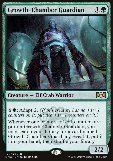 Growth-Chamber Guardian, Ravnica Allegiance #128, Magic: The Gathering card