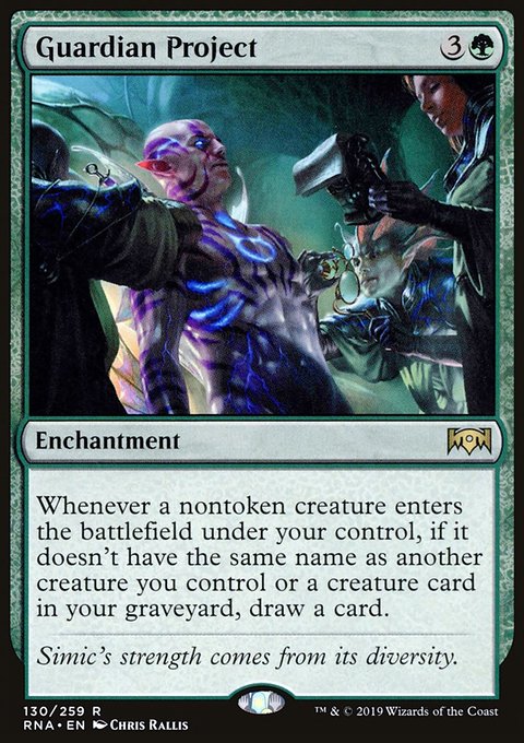 Guardian Project, Ravnica Allegiance #130, Magic: The Gathering card