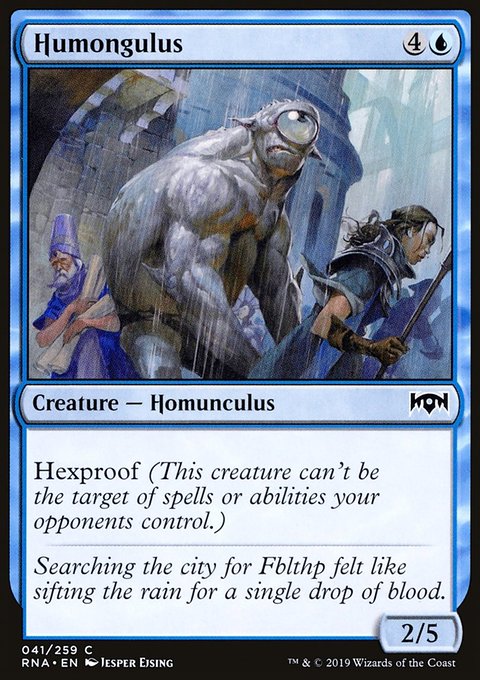 Humongulus, Ravnica Allegiance #41, Magic: The Gathering card