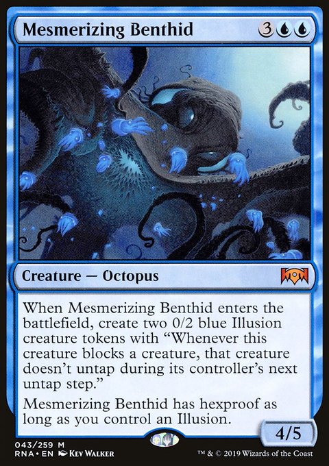 Mesmerizing Benthid, Ravnica Allegiance #43, Magic: The Gathering card
