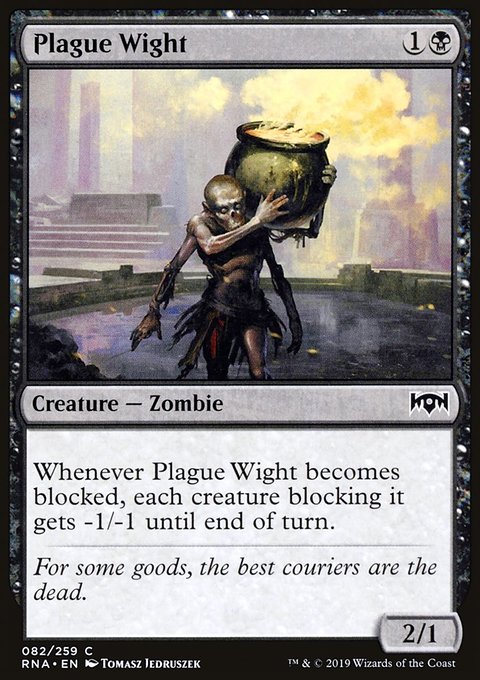 Plague Wight, Ravnica Allegiance #82, Magic: The Gathering card