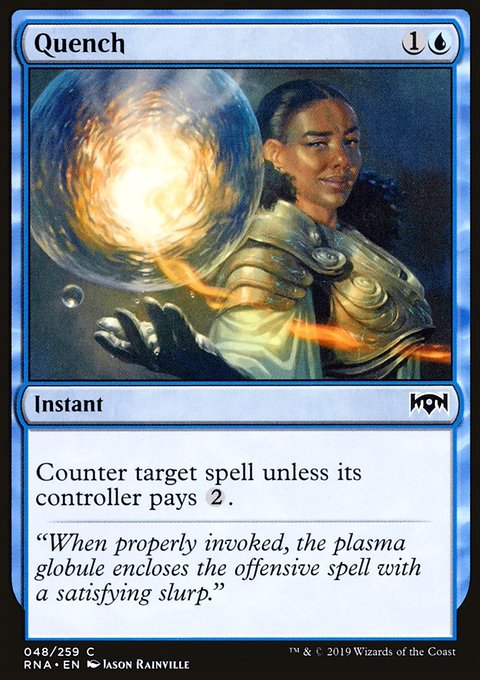 Quench, Ravnica Allegiance #48, Magic: The Gathering card
