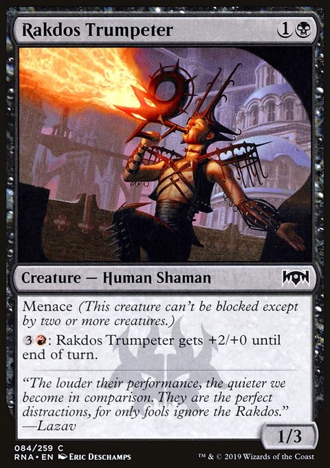 Rakdos Trumpeter, Ravnica Allegiance #84, Magic: The Gathering card