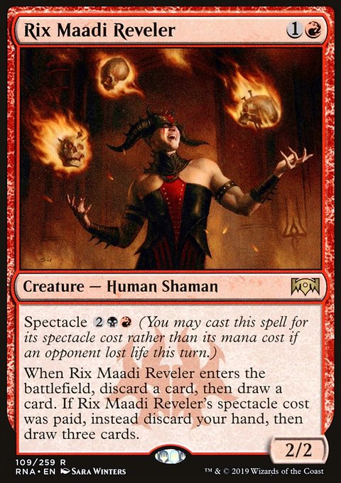 Rix Maadi Reveler, Ravnica Allegiance #109, Magic: The Gathering card