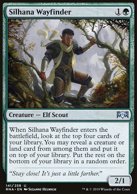 Silhana Wayfinder, Ravnica Allegiance #141, Magic: The Gathering card