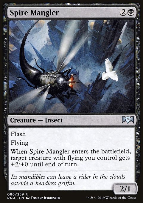 Spire Mangler, Ravnica Allegiance #86, Magic: The Gathering card