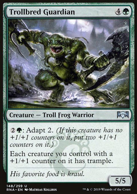 Trollbred Guardian, Ravnica Allegiance #148, Magic: The Gathering card