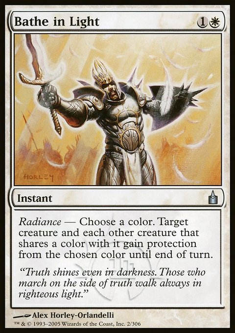 Bathe in Light, Ravnica: City of Guilds #2, Magic: The Gathering card