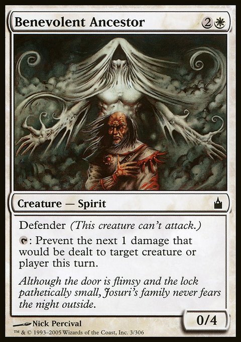 Benevolent Ancestor, Ravnica: City of Guilds #3, Magic: The Gathering card
