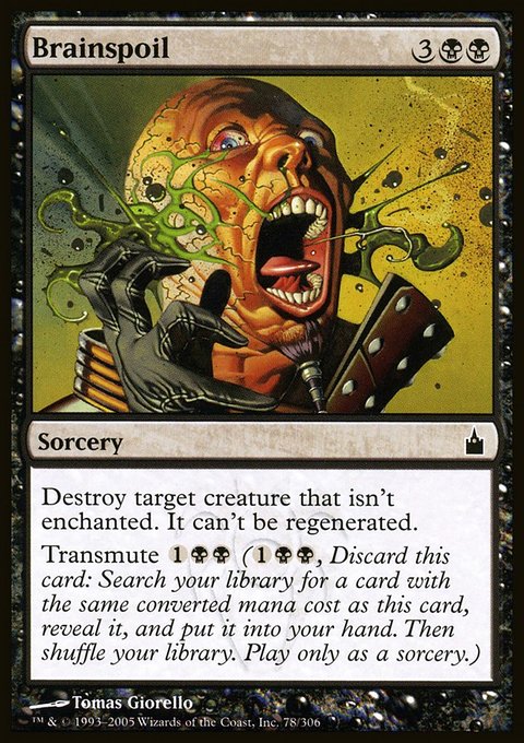 Brainspoil, Ravnica: City of Guilds #78, Magic: The Gathering card