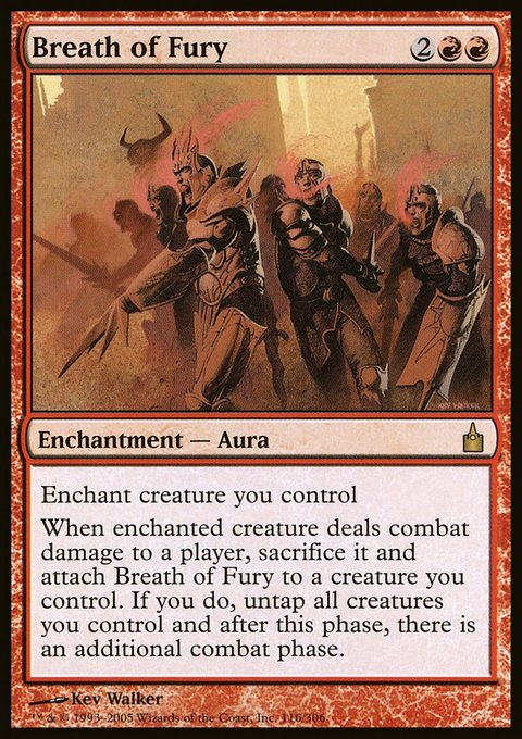 Breath of Fury, Ravnica: City of Guilds #116, Magic: The Gathering card