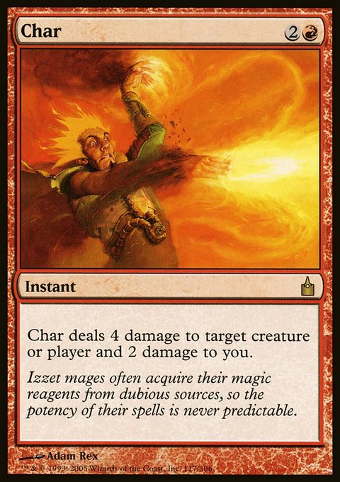 Char, Ravnica: City of Guilds #117, Magic: The Gathering card