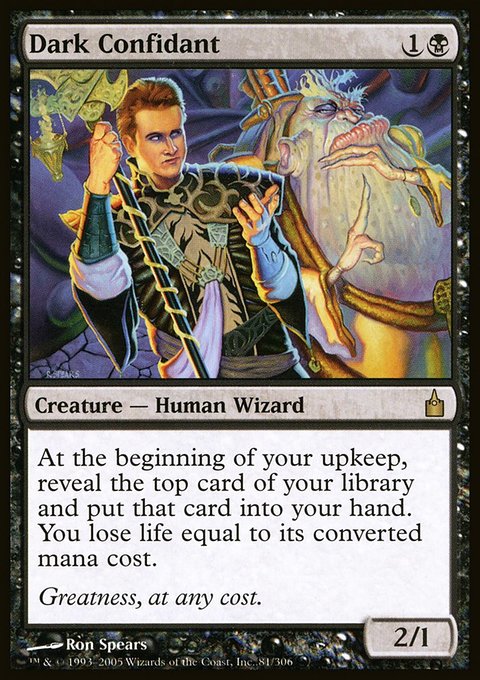 Dark Confidant, Ravnica: City of Guilds #81, Magic: The Gathering card