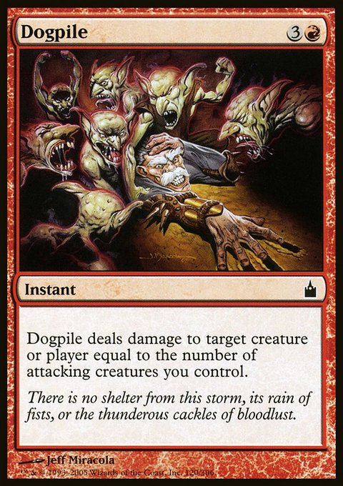 Dogpile, Ravnica: City of Guilds #120, Magic: The Gathering card