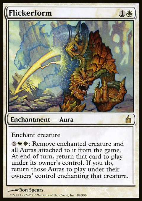 Flickerform, Ravnica: City of Guilds #18, Magic: The Gathering card