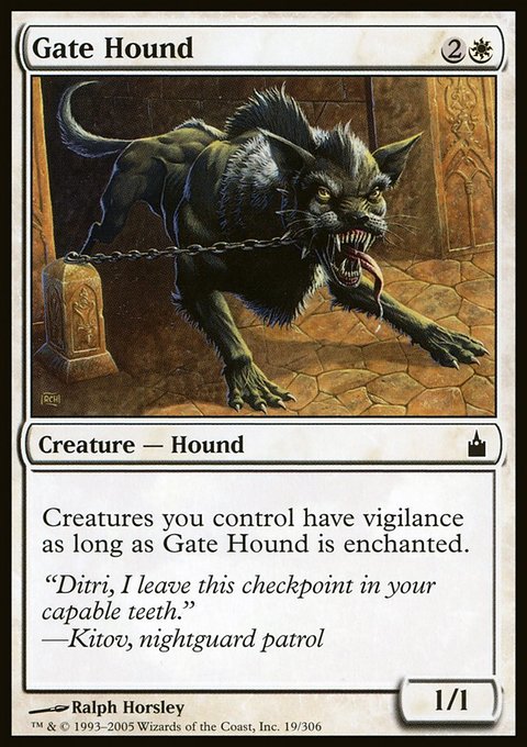 Gate Hound, Ravnica: City of Guilds #19, Magic: The Gathering card