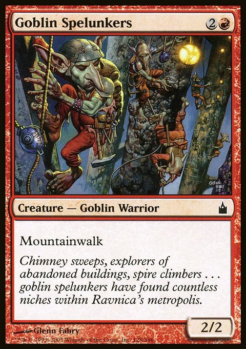 Goblin Spelunkers, Ravnica: City of Guilds #128, Magic: The Gathering card