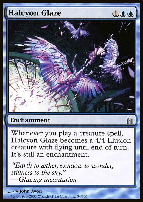 Halcyon Glaze, Ravnica: City of Guilds #54, Magic: The Gathering card