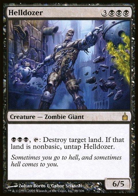 Helldozer, Ravnica: City of Guilds #88, Magic: The Gathering card