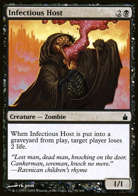 Infectious Host, Ravnica: City of Guilds #91, Magic: The Gathering card