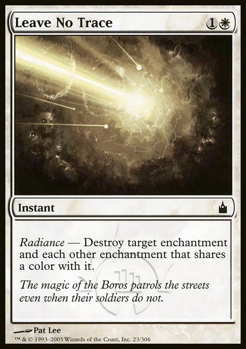 Leave No Trace, Ravnica: City of Guilds #23, Magic: The Gathering card