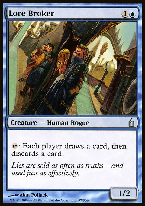 Lore Broker, Ravnica: City of Guilds #57, Magic: The Gathering card
