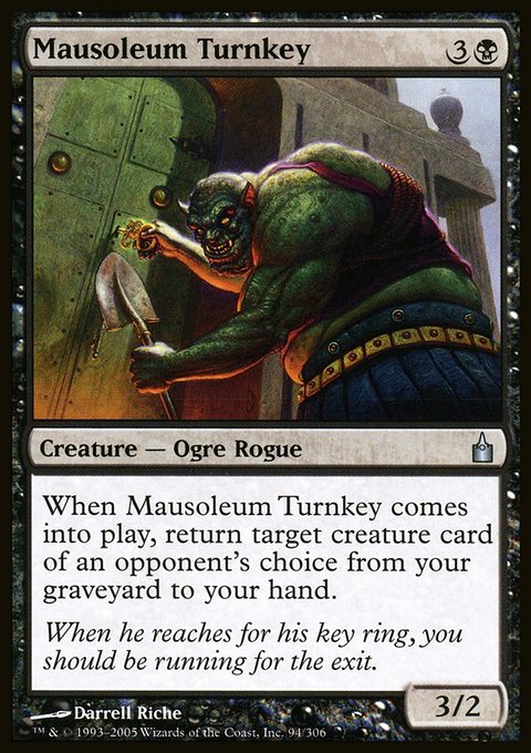 Mausoleum Turnkey, Ravnica: City of Guilds #94, Magic: The Gathering card