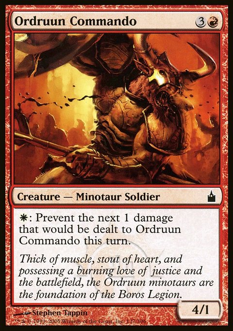 Ordruun Commando, Ravnica: City of Guilds #137, Magic: The Gathering card