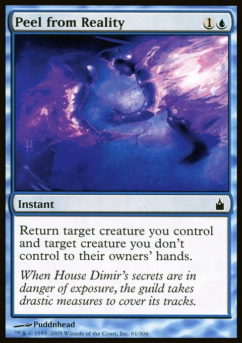Peel from Reality, Ravnica: City of Guilds #61, Magic: The Gathering card