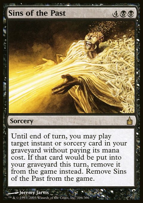 Sins of the Past, Ravnica: City of Guilds #106, Magic: The Gathering card