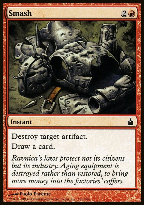 Smash, Ravnica: City of Guilds #143, Magic: The Gathering card