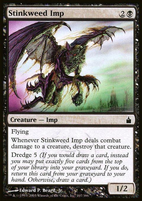 Stinkweed Imp, Ravnica: City of Guilds #107, Magic: The Gathering card