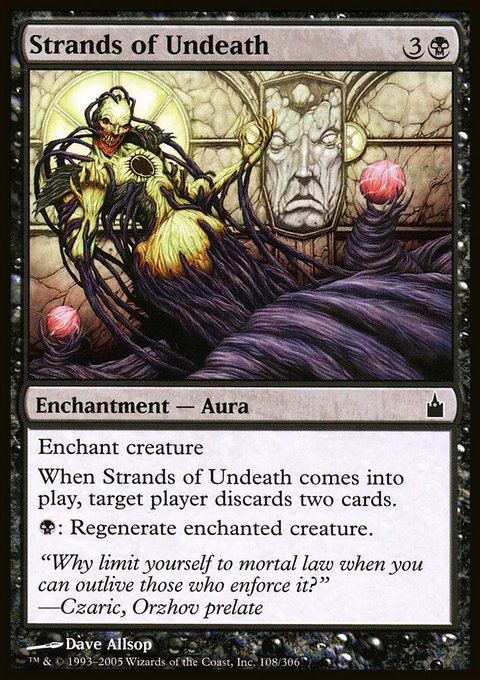 Strands of Undeath, Ravnica: City of Guilds #108, Magic: The Gathering card