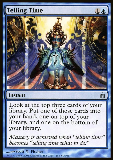 Telling Time, Ravnica: City of Guilds #69, Magic: The Gathering card