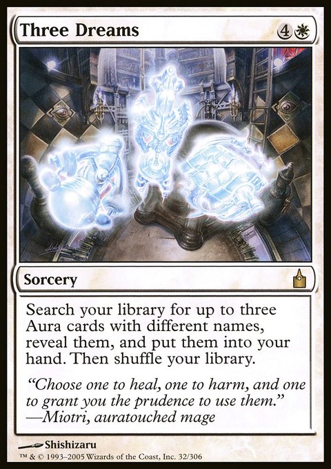 Three Dreams, Ravnica: City of Guilds #32, Magic: The Gathering card