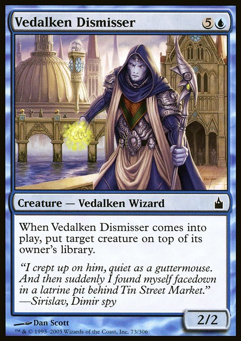 Vedalken Dismisser, Ravnica: City of Guilds #73, Magic: The Gathering card