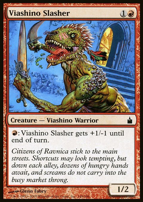 Viashino Slasher, Ravnica: City of Guilds #149, Magic: The Gathering card