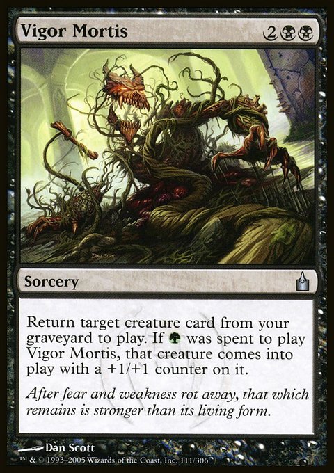 Vigor Mortis, Ravnica: City of Guilds #111, Magic: The Gathering card
