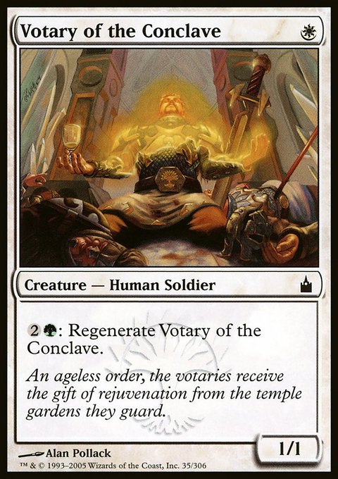Votary of the Conclave, Ravnica: City of Guilds #35, Magic: The Gathering card