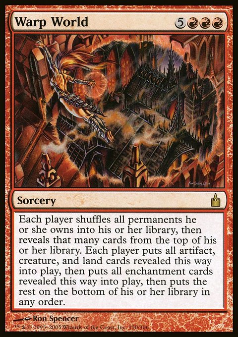 Warp World, Ravnica: City of Guilds #150, Magic: The Gathering card
