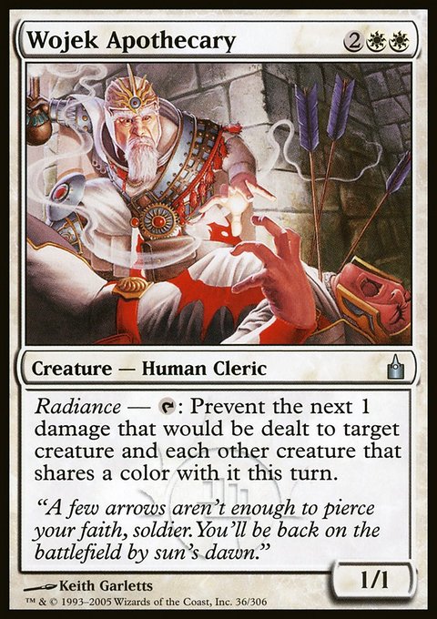 Wojek Apothecary, Ravnica: City of Guilds #36, Magic: The Gathering card