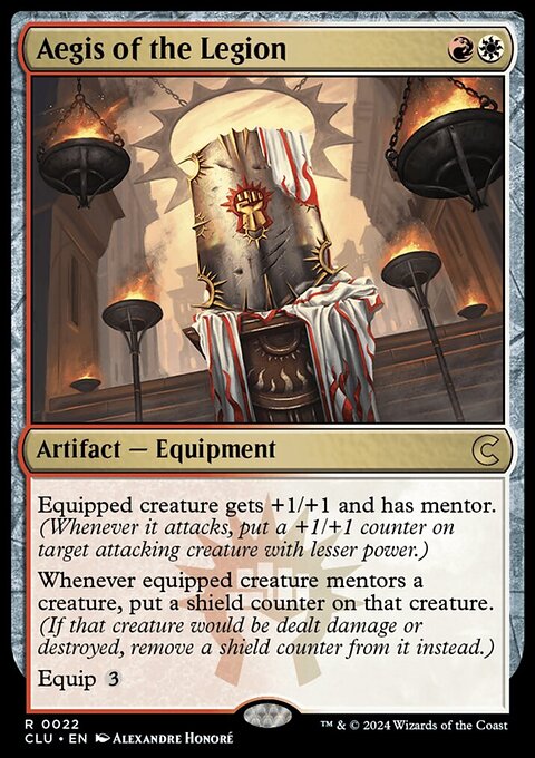 Aegis of the Legion, Ravnica: Clue Edition #22, Magic: The Gathering card