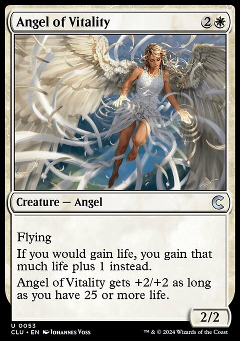 Angel of Vitality, Ravnica: Clue Edition #53, Magic: The Gathering card