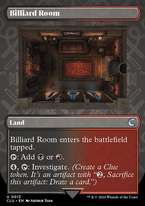 Billiard Room, Ravnica: Clue Edition #13, Magic: The Gathering card