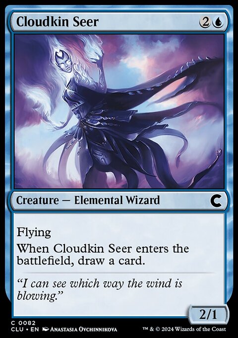 Cloudkin Seer, Ravnica: Clue Edition #82, Magic: The Gathering card