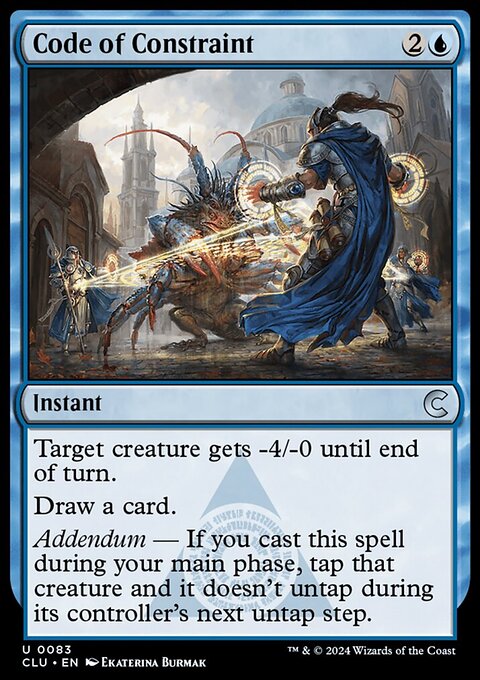 Code of Constraint, Ravnica: Clue Edition #83, Magic: The Gathering card