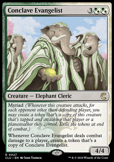 Conclave Evangelist, Ravnica: Clue Edition #27, Magic: The Gathering card