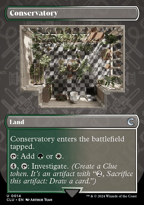 Conservatory, Ravnica: Clue Edition #14, Magic: The Gathering card
