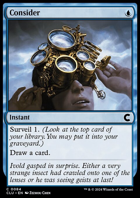 Consider, Ravnica: Clue Edition #84, Magic: The Gathering card